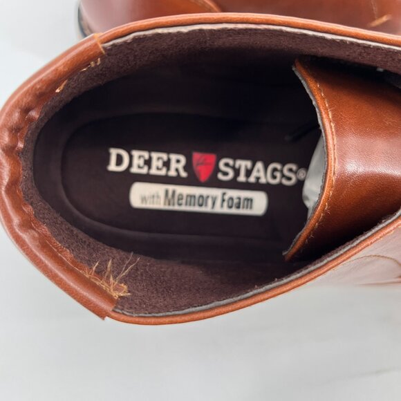 Deer Stags Maddox Boots Size 8.5M Brown Simulated Leather Memory Foam Shoes main image 5